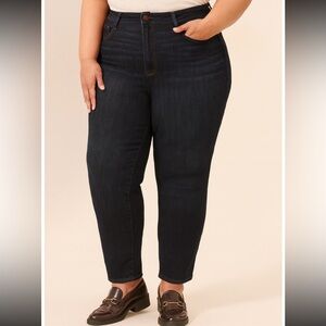Democracy Skinny Dark Wash size 14 Control top Booty lifting denim